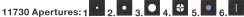 welch allyn opthalmoscope apertures