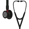 6200 Littmann Cardiology IV 27" All Black/Red Stem