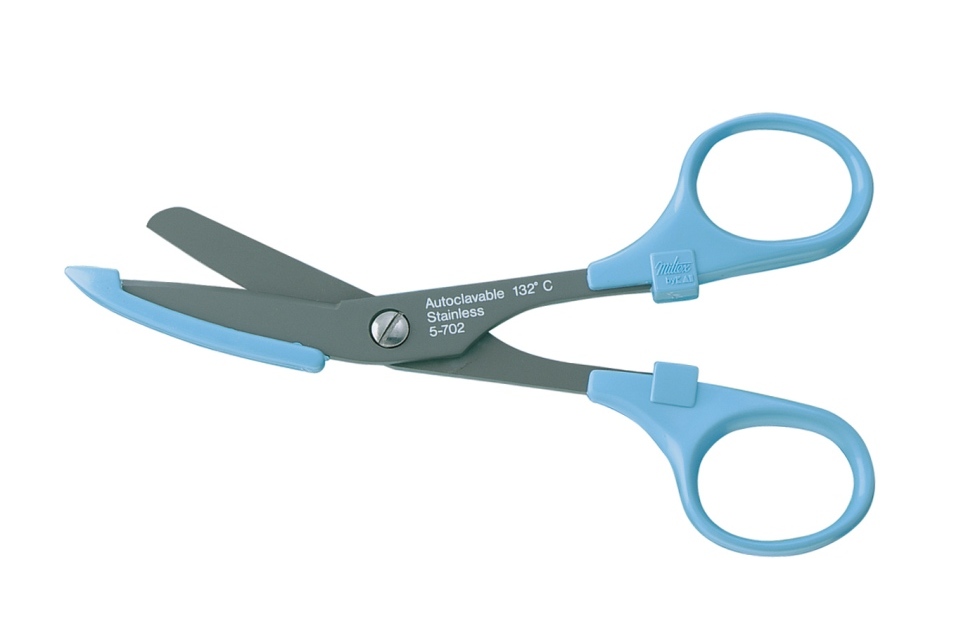 5702 Miltex Nurse's Scissor 51/2 Blue