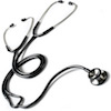 126-T Clinical I Teaching Stethoscope Black