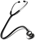 121-BLK Clinical Lite Stethoscope Black