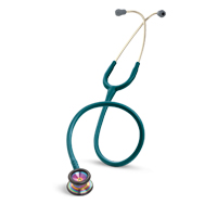 2153 3M Littmann Classic II Pediatric Stethoscope Rainbow/Caribbean Blue