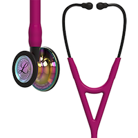 6241 3M™ Littmann® Cardiology IV™ Diagnostic Stethoscope High Polish Rainbow Raspberry