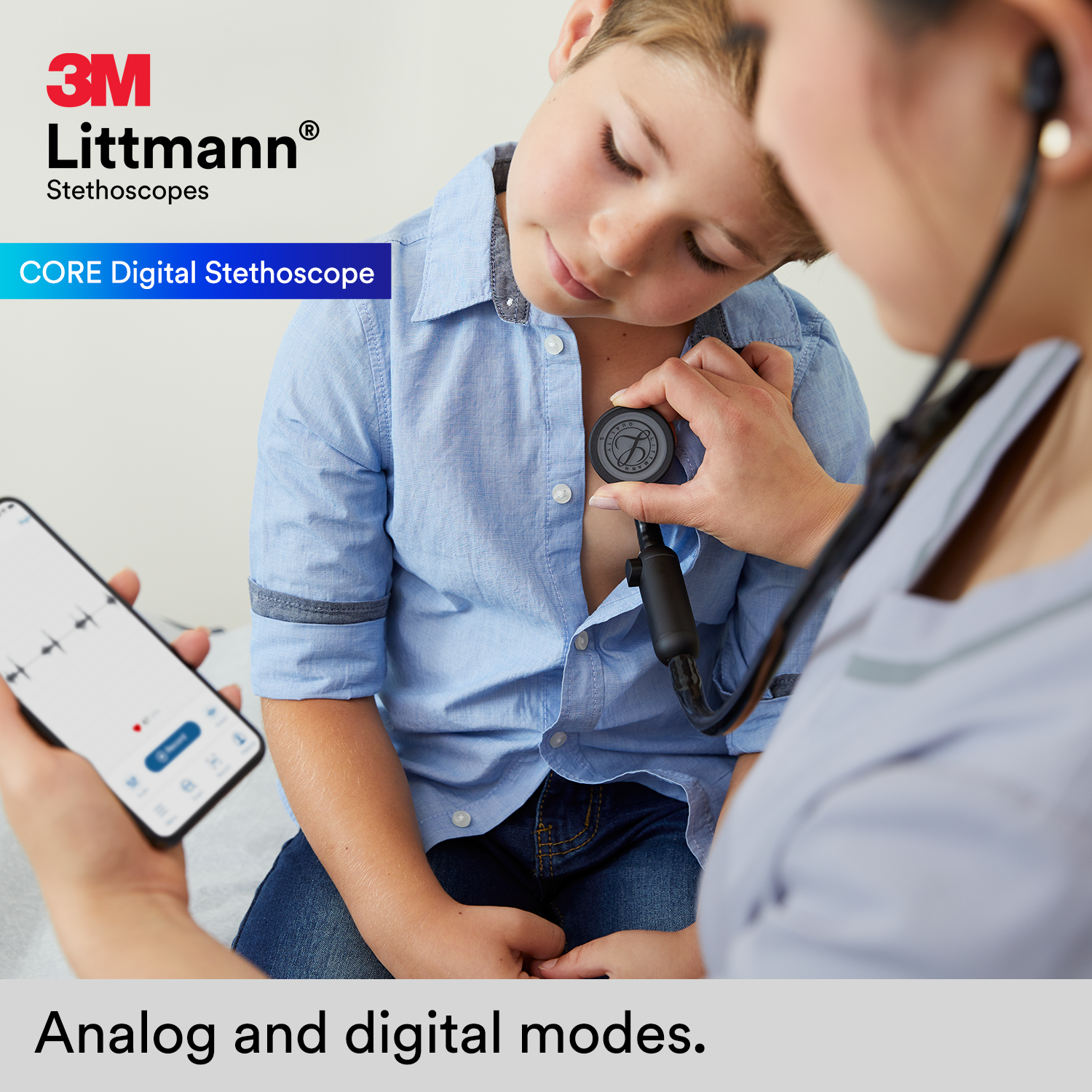 8480 3M™ Littmann® CORE Digital Stethoscope