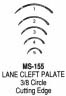 MS155-2 Miltex Cleft Palate Ndls 3/8 #2