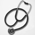 06-1654 Sklar NURSE STETH W/TIMEPIECE BLACK