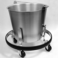 10-1551 Sklar KICK BUCKET 13 QT W/ROLL STAND